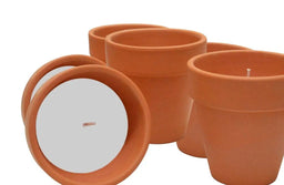 Waxworks Citronella Candle Pot Terracotta - 3 Pack