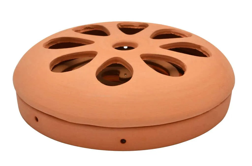Waxworks Citronella Coil & Terracotta Holder with 6 Coils
