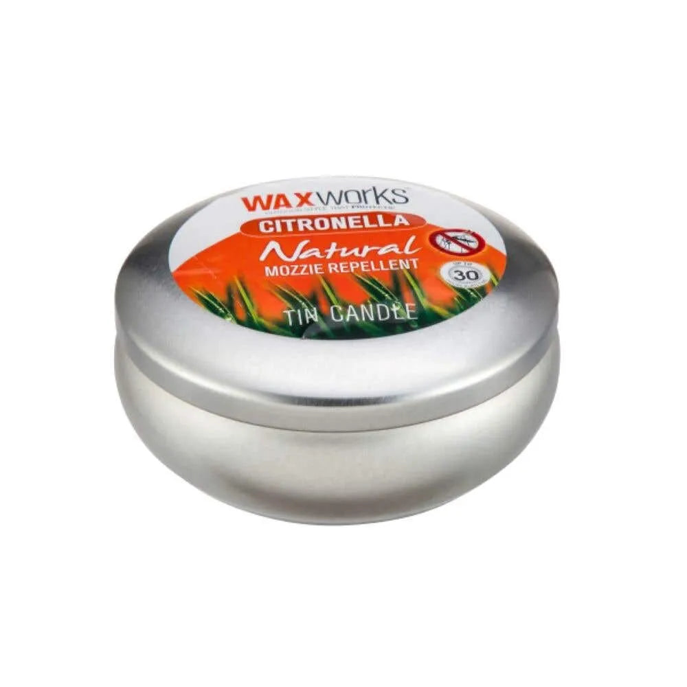 Waxworks Citronella Tin Candle