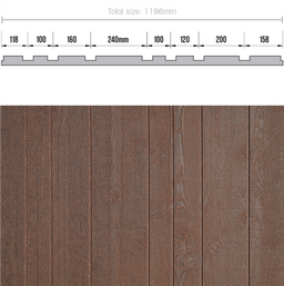 Weathertex Weathergroove 150 Smooth 3660 x 1196 x 9.5mm