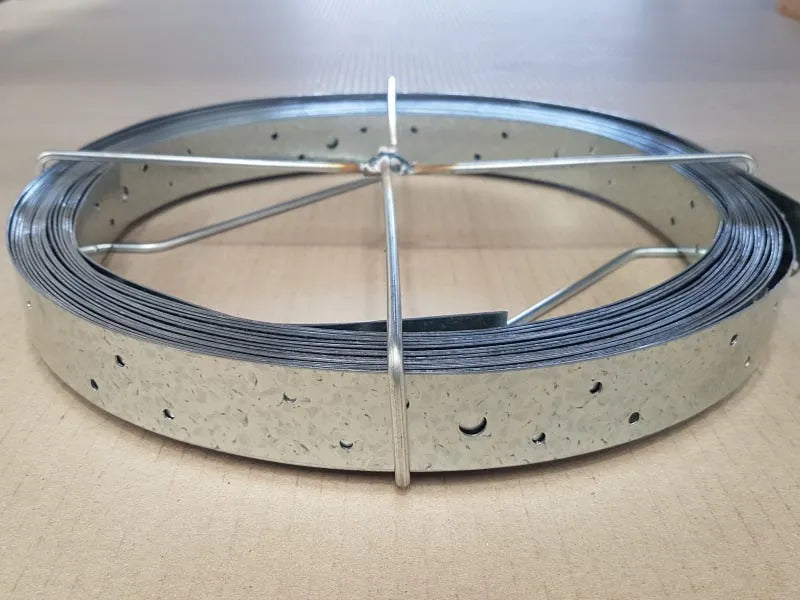 Wilmaplex Hoop Iron 30mm x .8mm x 15m Punched