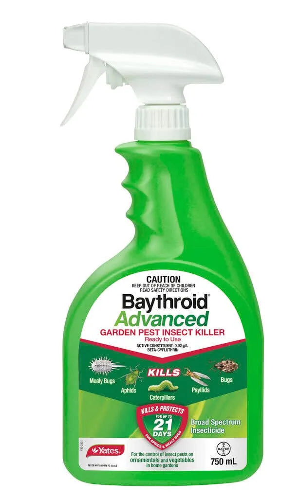 Yates Baythroid Advanced Garden Pest Insect Killer RTU 750ml