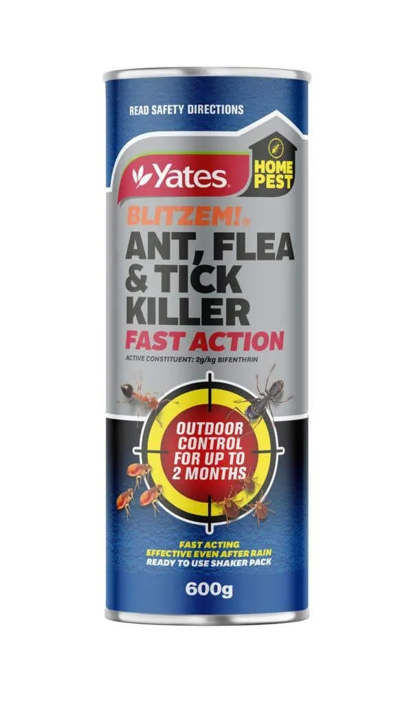 Yates Home Pest Blitzem Ant Flea & Tick Killer 600g