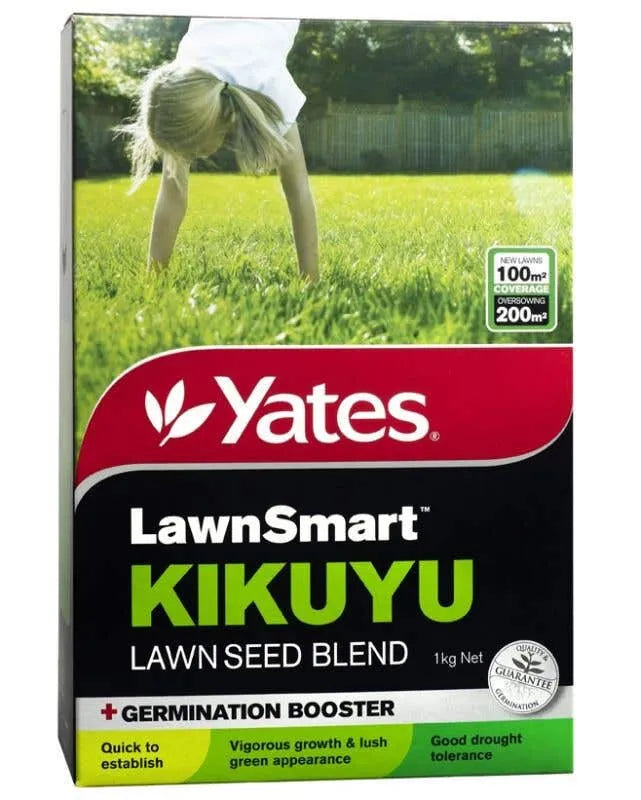 Yates LawnSmart Kikuyu Lawn Seed 1kg