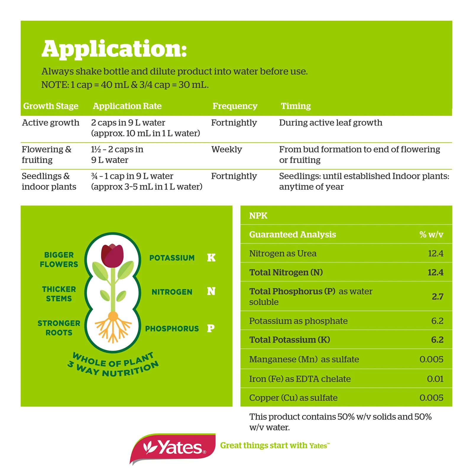 Yates Thrive All Purpose Liquid Fertiliser 500ml