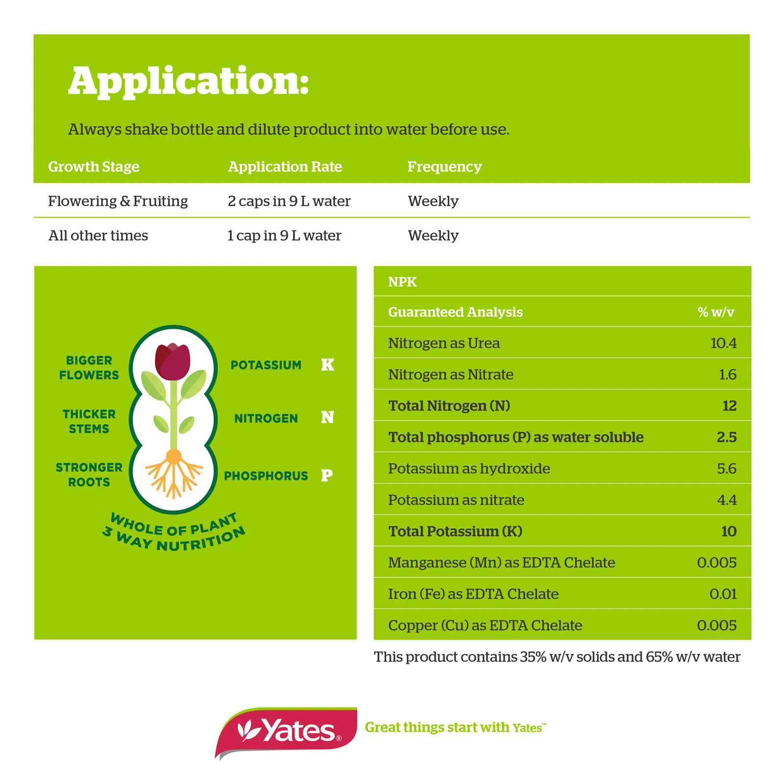 Yates Thrive Citrus Liquid Fertilizer 500ml