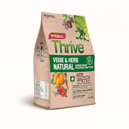 Yates Thrive Natural Vegie & Herb Organic Based Pelletised Plant Food 1.5kg