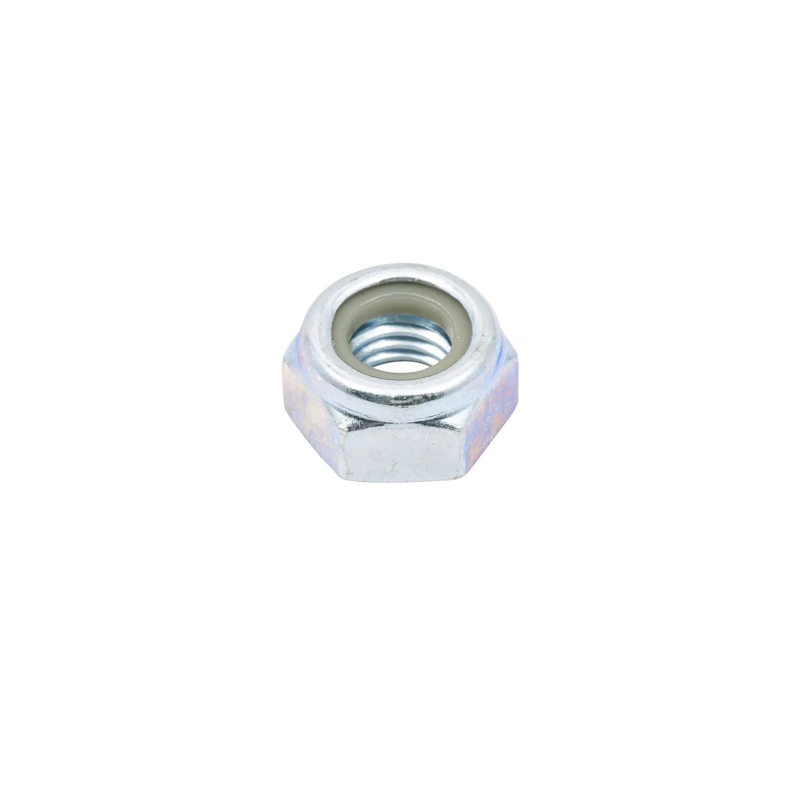 Zenith 10mm ZP Nylon Lock Nut - 6 Pack