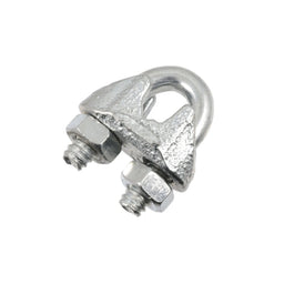 Zenith 3mm Galv Wire Rope Grips - 4 Pack