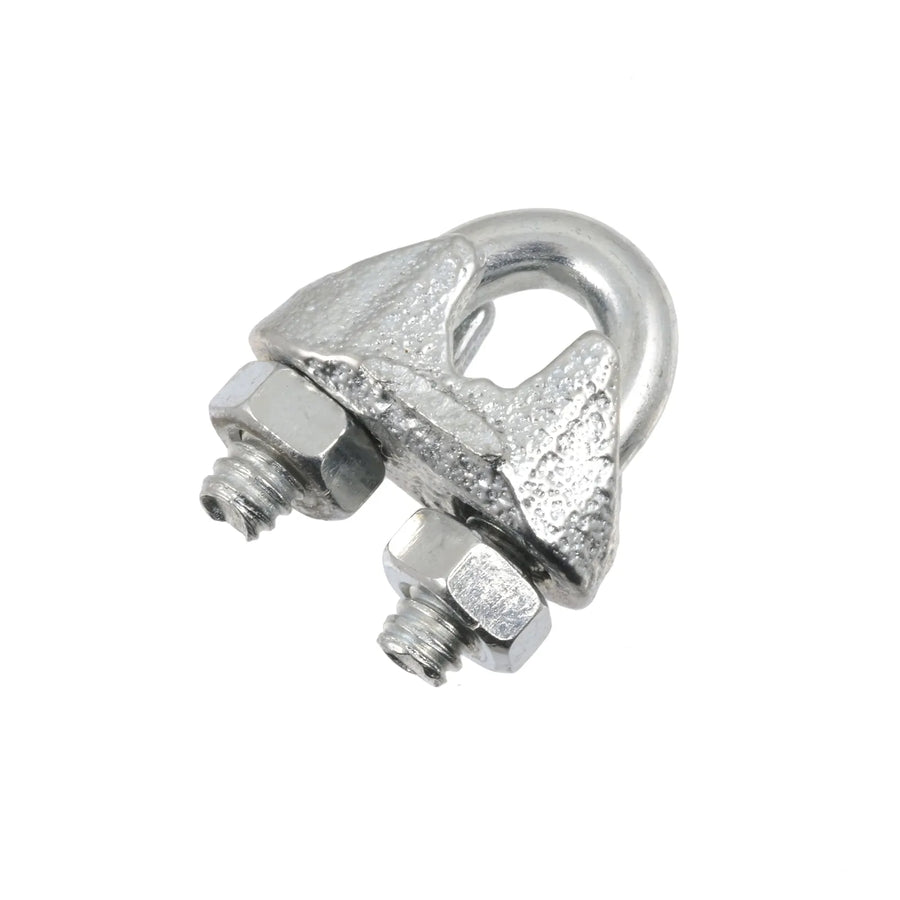 Zenith 3mm Galv Wire Rope Grips - 4 Pack