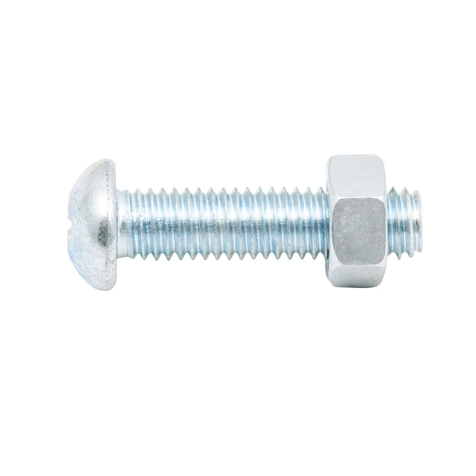Zenith 5 x 20mm ZP Round Head Bolt & Nut - 14 Pack
