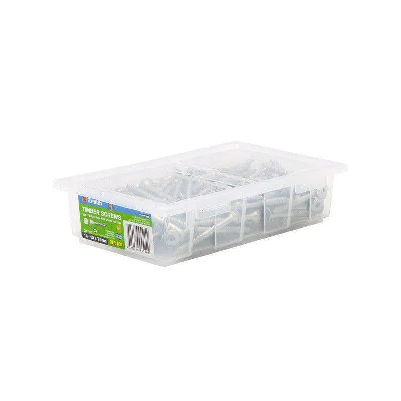 Zenith Bugle Batten Screws Galv 14G x 75mm - 100 Pack