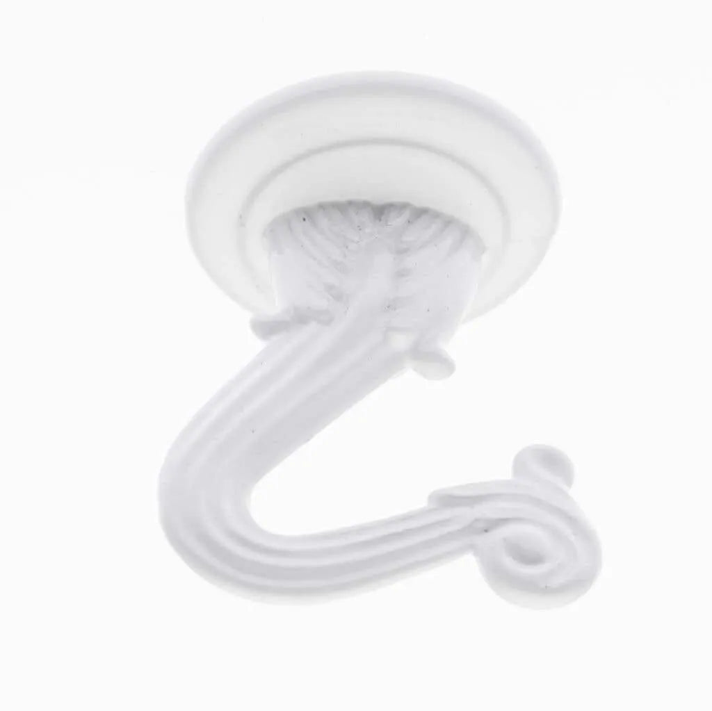 Zenith Ceiling Planter Hook White Small - 2 Pack