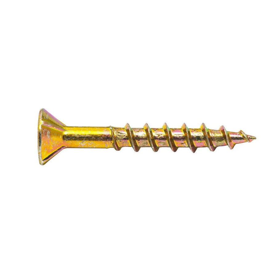 Zenith Chipboard Screws Countersunk Rib Head 8G x 30mm - Box of 1000