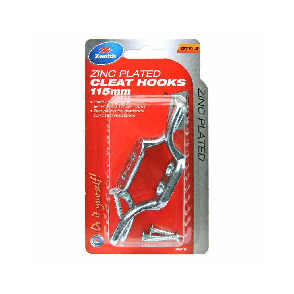 Zenith Cleat Hooks ZP 115mm - 2 Pack
