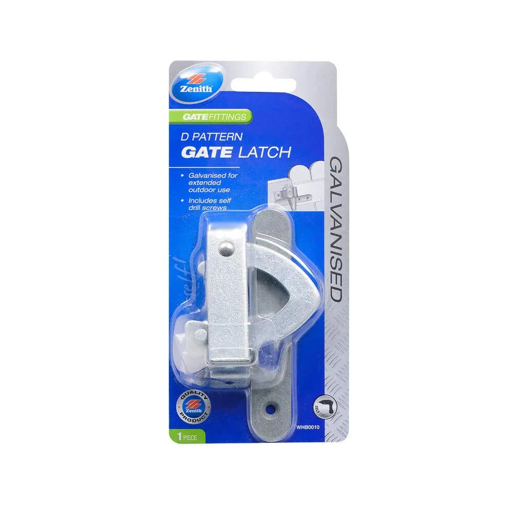 Zenith D Pattern Gate Latch Galv