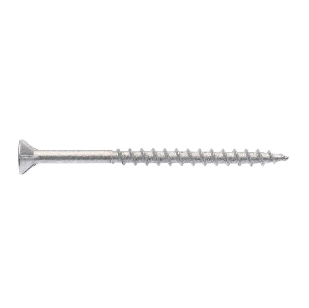 Zenith External Timber Screws Countersunk Rib Head 8-10 x 60mm - Box of 500