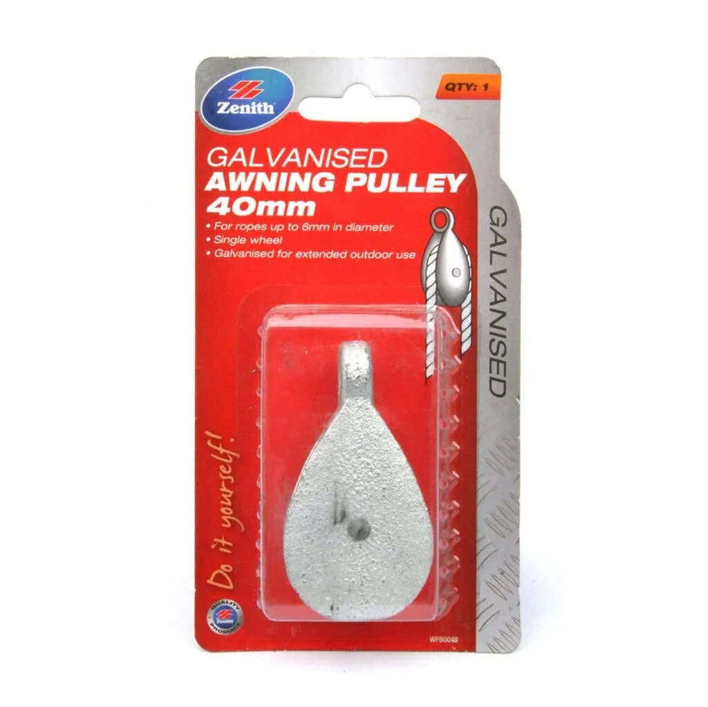 Zenith Galv Awning Pulley 40mm