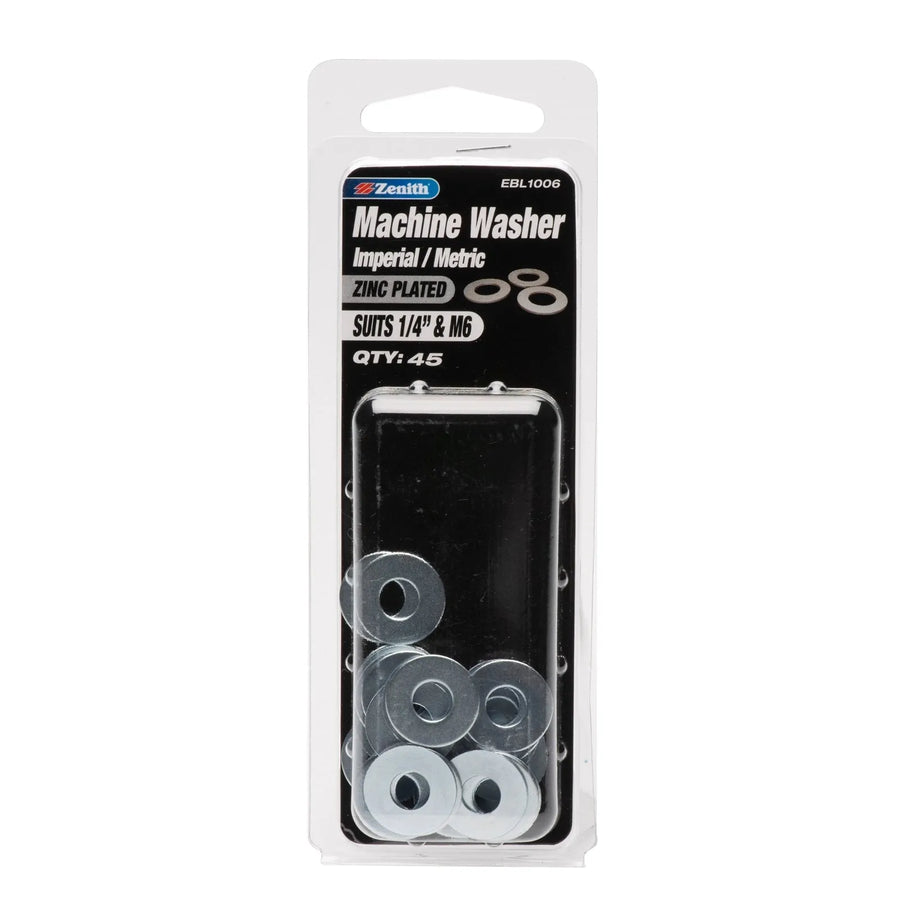 Zenith Machine Washer ZP 1/4" - 45 Pack