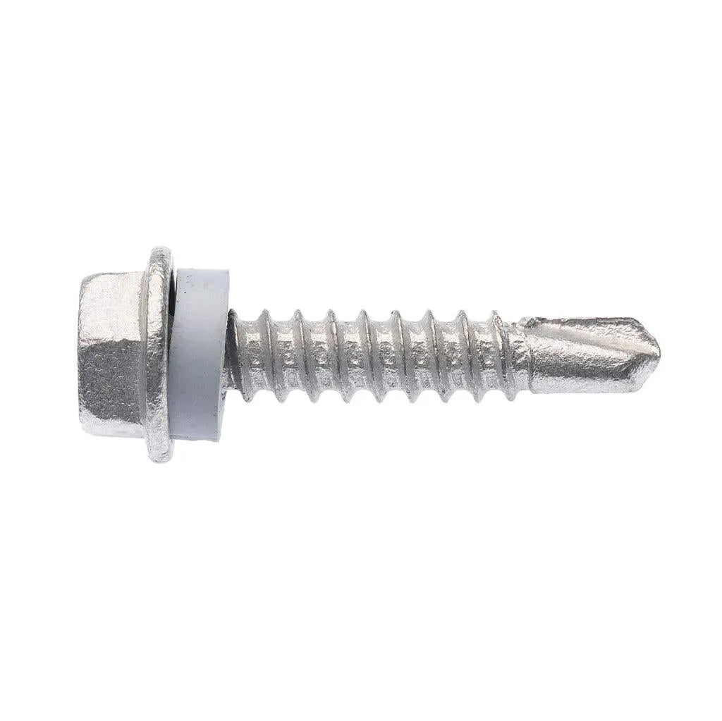 Zenith Metal Screw Type 17 Hex w/Seal 10g x 25mm (50pk)
