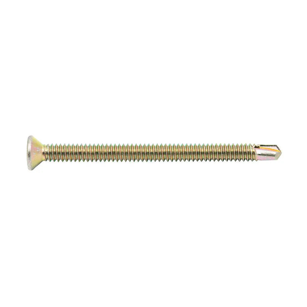 Zenith Metal Screws Countersunk Head Gold Passivated 10g x 65mm - 50 Pack