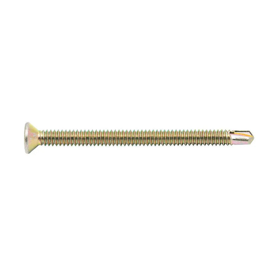 Zenith Metal Screws Countersunk Head Gold Passivated 10g x 65mm - 50 Pack