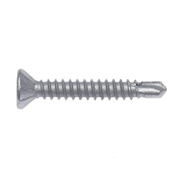Zenith Metal Screws Countersunk Ribbed Head Galv 8G x 30mm - 100 Pack