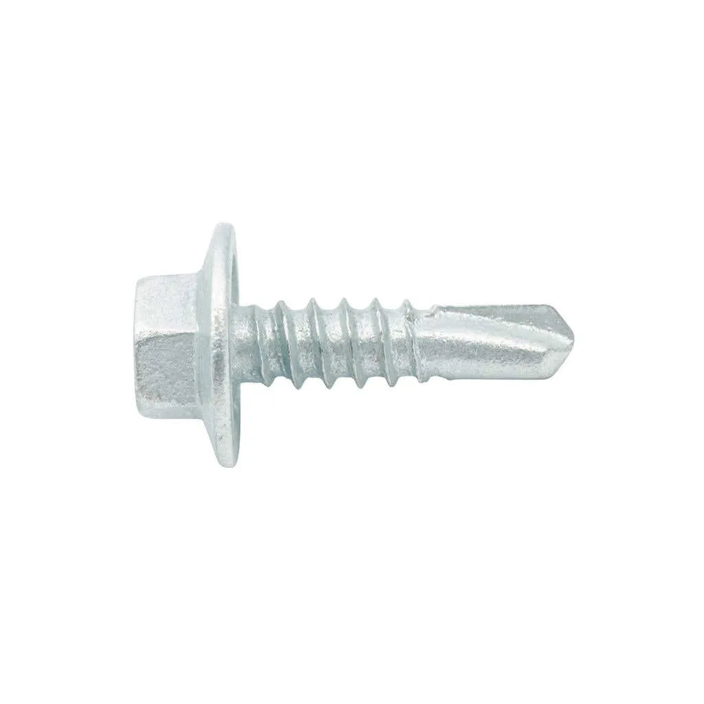 Zenith Metal Screws Hex Head Galv 12G x 20mm - 50 Pack