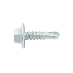 Zenith Metal Screws Hex Head Galv 12G x 20mm - 50 Pack