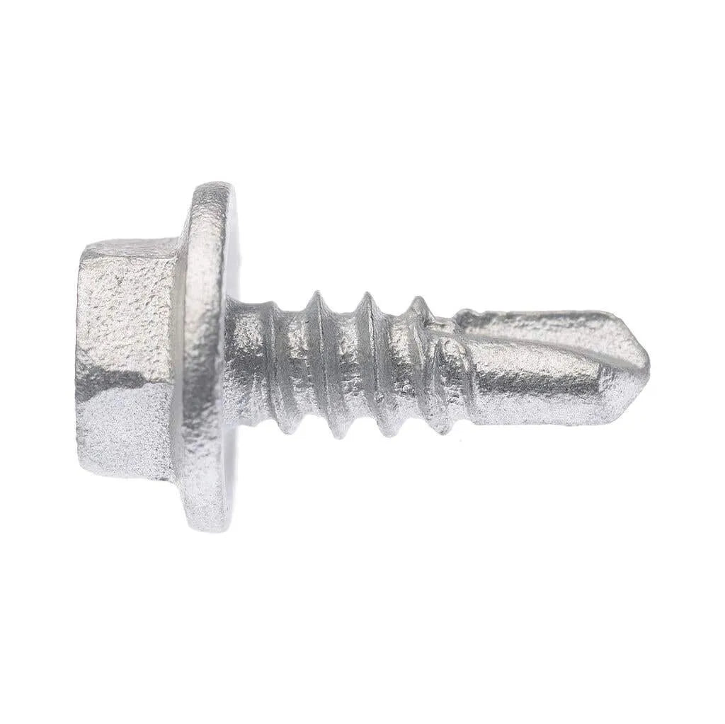 Zenith Metal Screws Hex Head Galv 8G x 12mm - 30 Pack