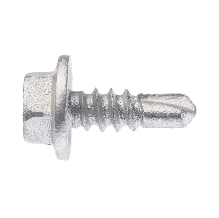 Zenith Metal Screws Hex Head Galv 8G x 12mm - 30 Pack