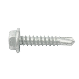 Zenith Metal Screws Hex Washer Head Galv 10g x 25mm - 50 Pack