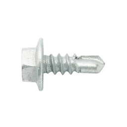 Zenith Metal Screws Hex Washer Head Galv 8G x 12mm - 100 Pack