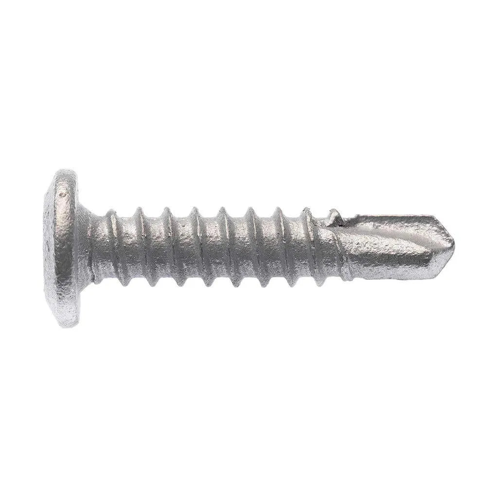 Zenith Metal Screws Wafer Head Galv 10g x 22mm - 100 Pack