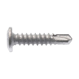 Zenith Metal Screws Wafer Head Galv 10g x 22mm - 100 Pack