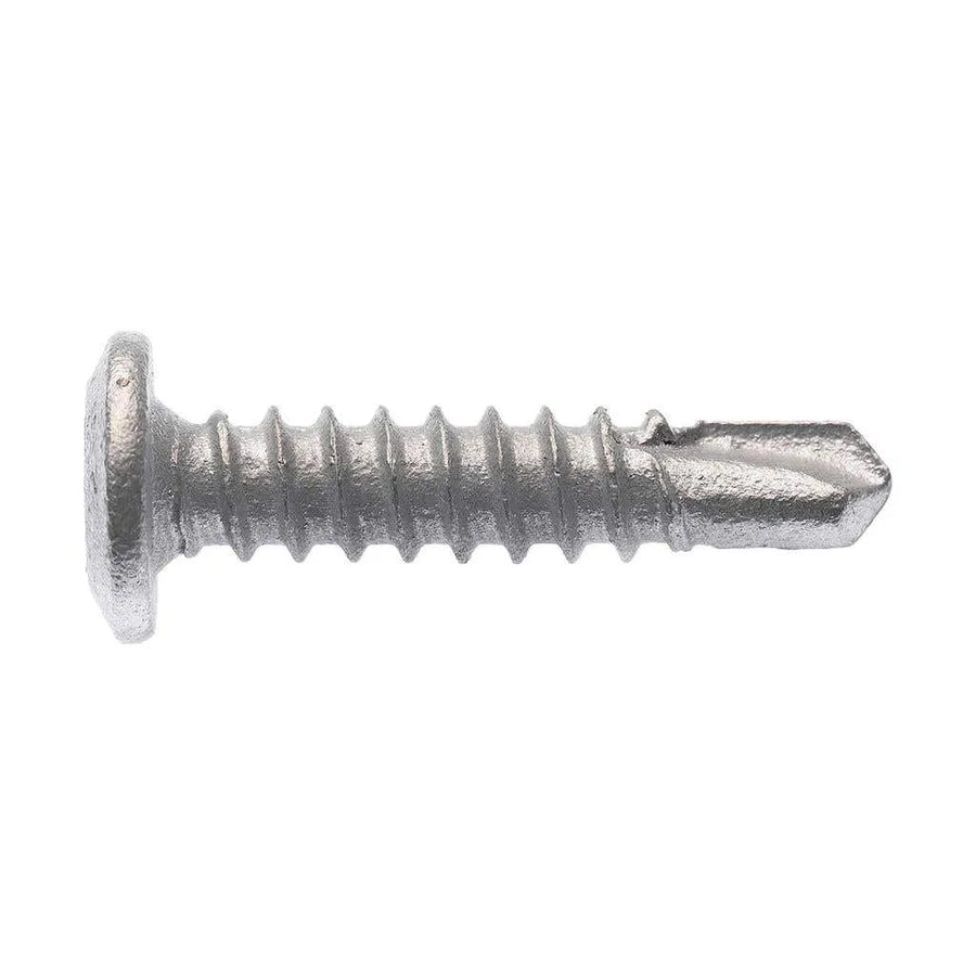 Zenith Metal Screws Wafer Head Galv 10g x 22mm - 100 Pack