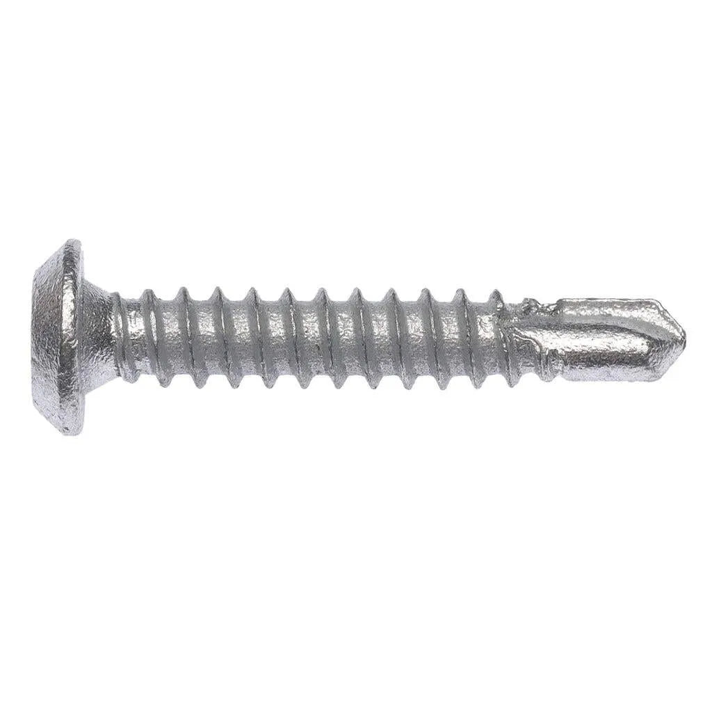 Zenith Metal Screws Wafer Head Galv 8G x 25mm - 100 Pack