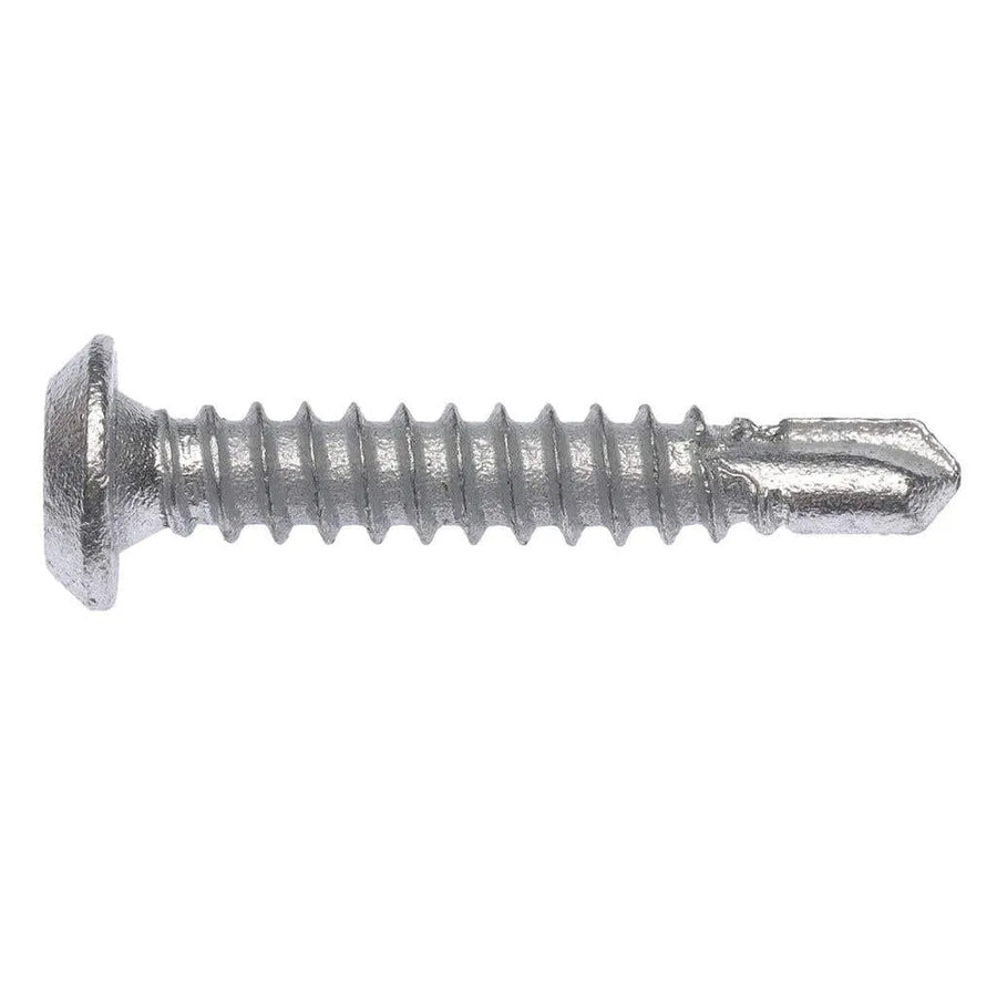 Zenith Metal Screws Wafer Head Galv 8G x 25mm - 100 Pack