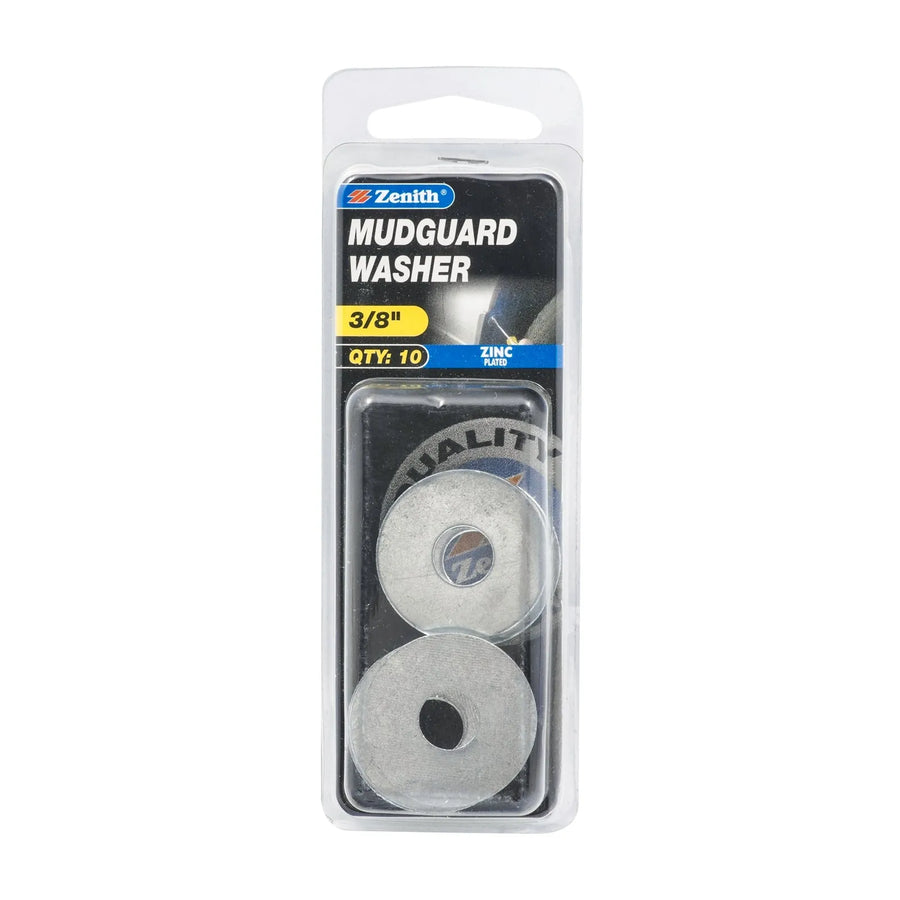 Zenith Mudguard Washer ZP 3/8" - 10 Pack