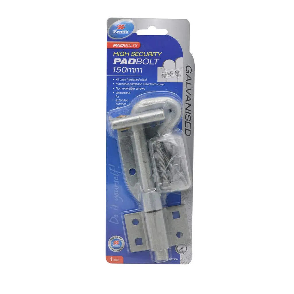 Zenith Padbolt High Security 150mm