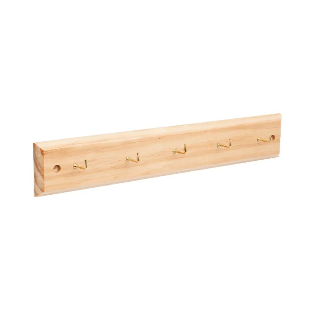 Zenith Pine 5 Hook Key Rack