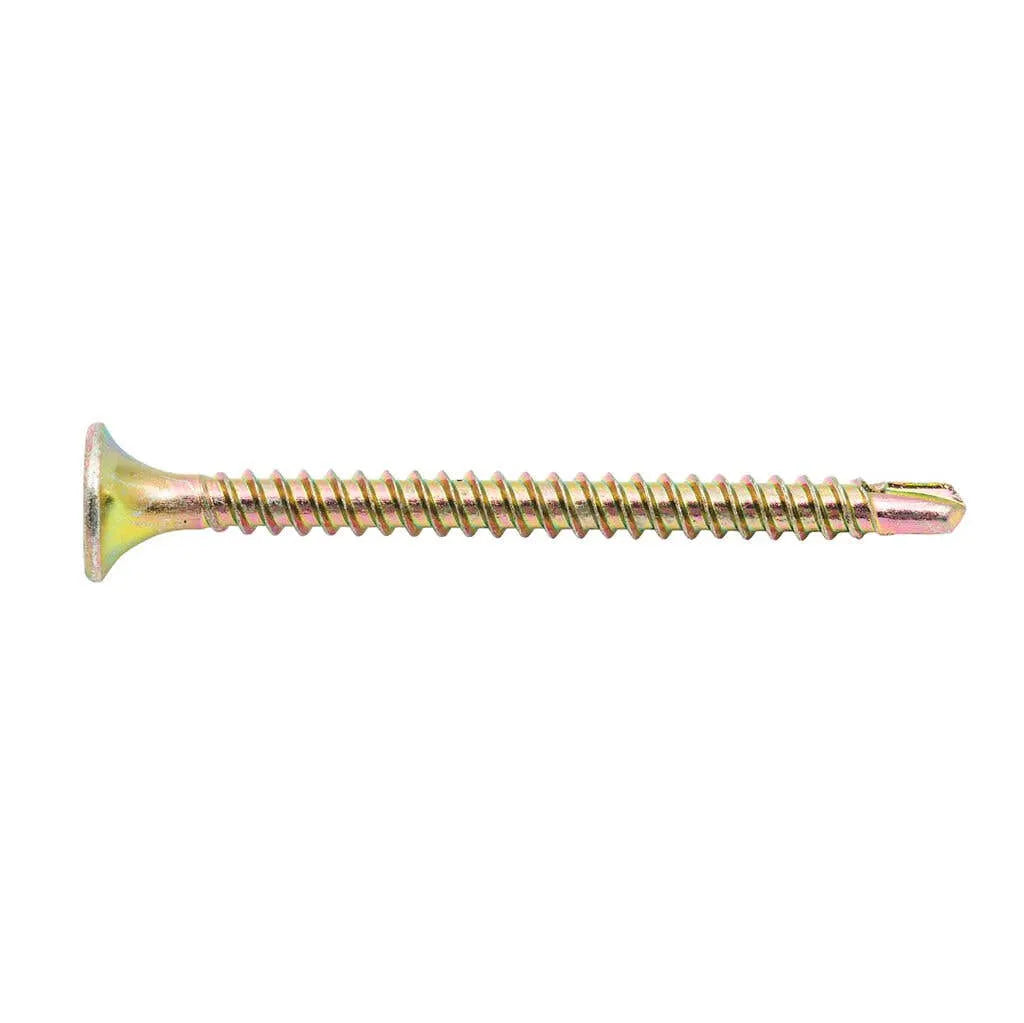 Zenith Plasterboard Screws Philips Drive Gold Passivate 6G x 45mm - 100 Pack