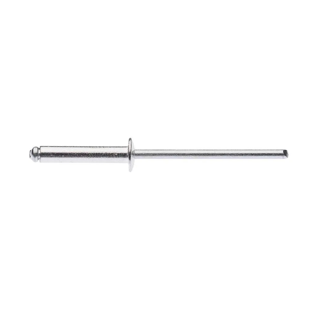 Zenith Rivet Open Aluminium 1/8"Dia - 1/2" Grip - 100 Pack