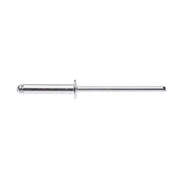 Zenith Rivet Open Aluminium 1/8"Dia - 1/2" Grip - 100 Pack