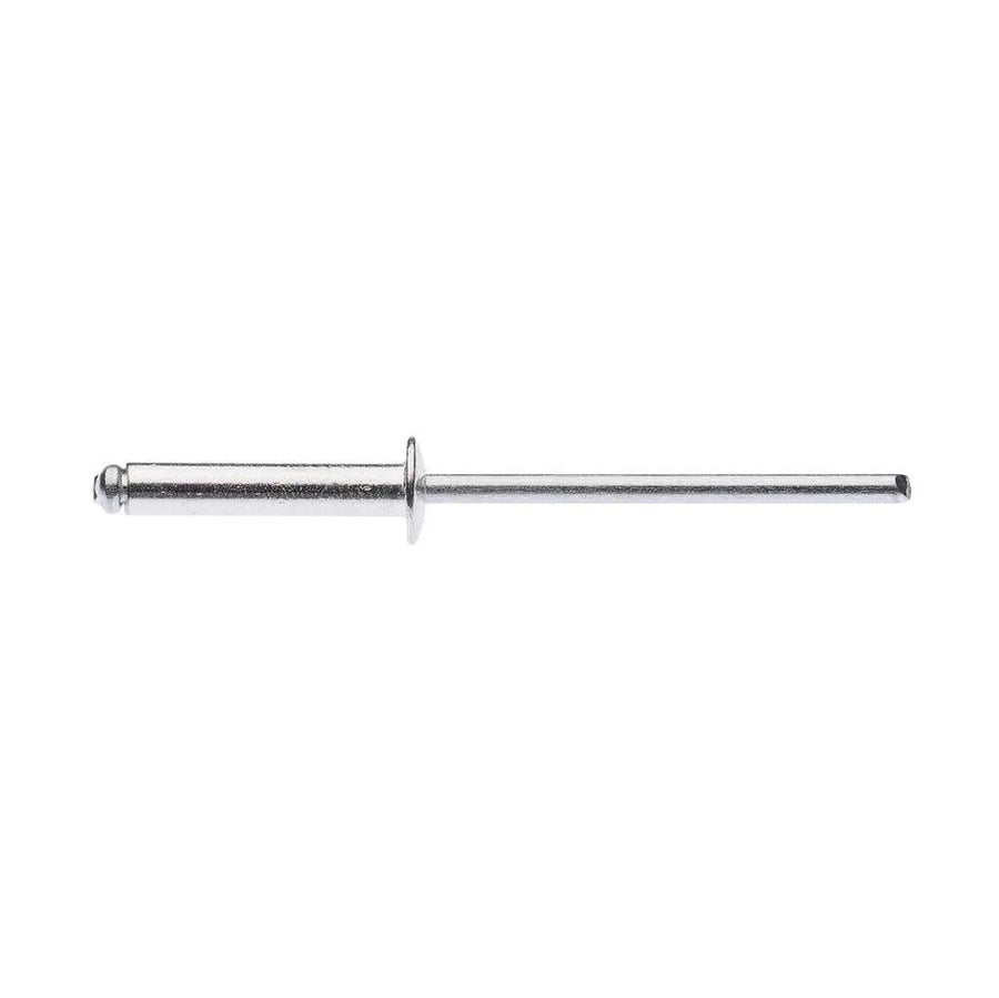 Zenith Rivet Open Aluminium 1/8"Dia - 1/2" Grip - 100 Pack