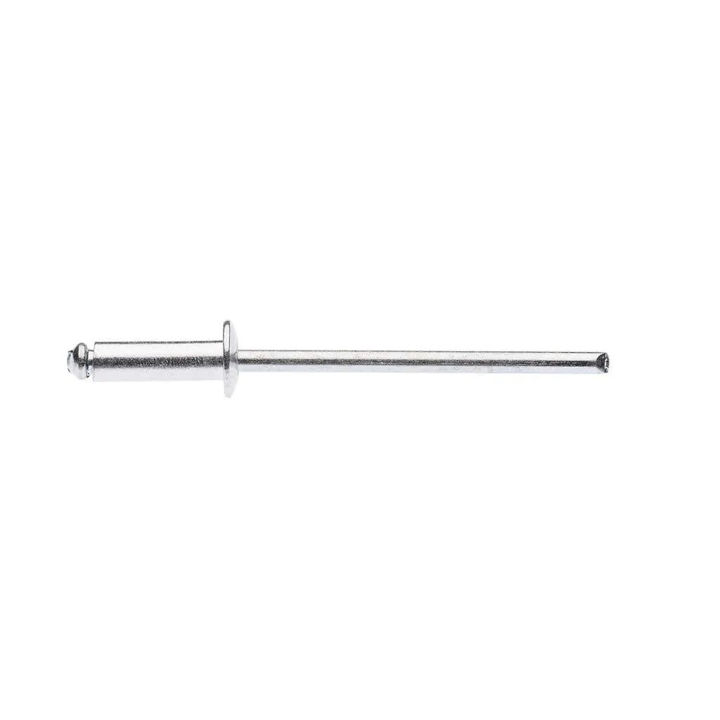 Zenith Rivet Open Aluminium 1/8"Dia - 1/4" Grip - 100 Pack
