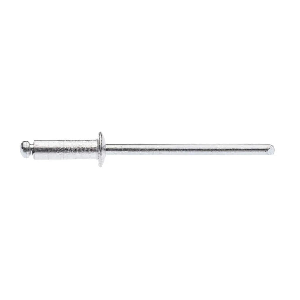 Zenith Rivet Open Aluminium 1/8"Dia - 1/4" Grip - 25 Pack