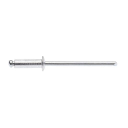 Zenith Rivet Open Aluminium 1/8"Dia - 1/4" Grip - 25 Pack