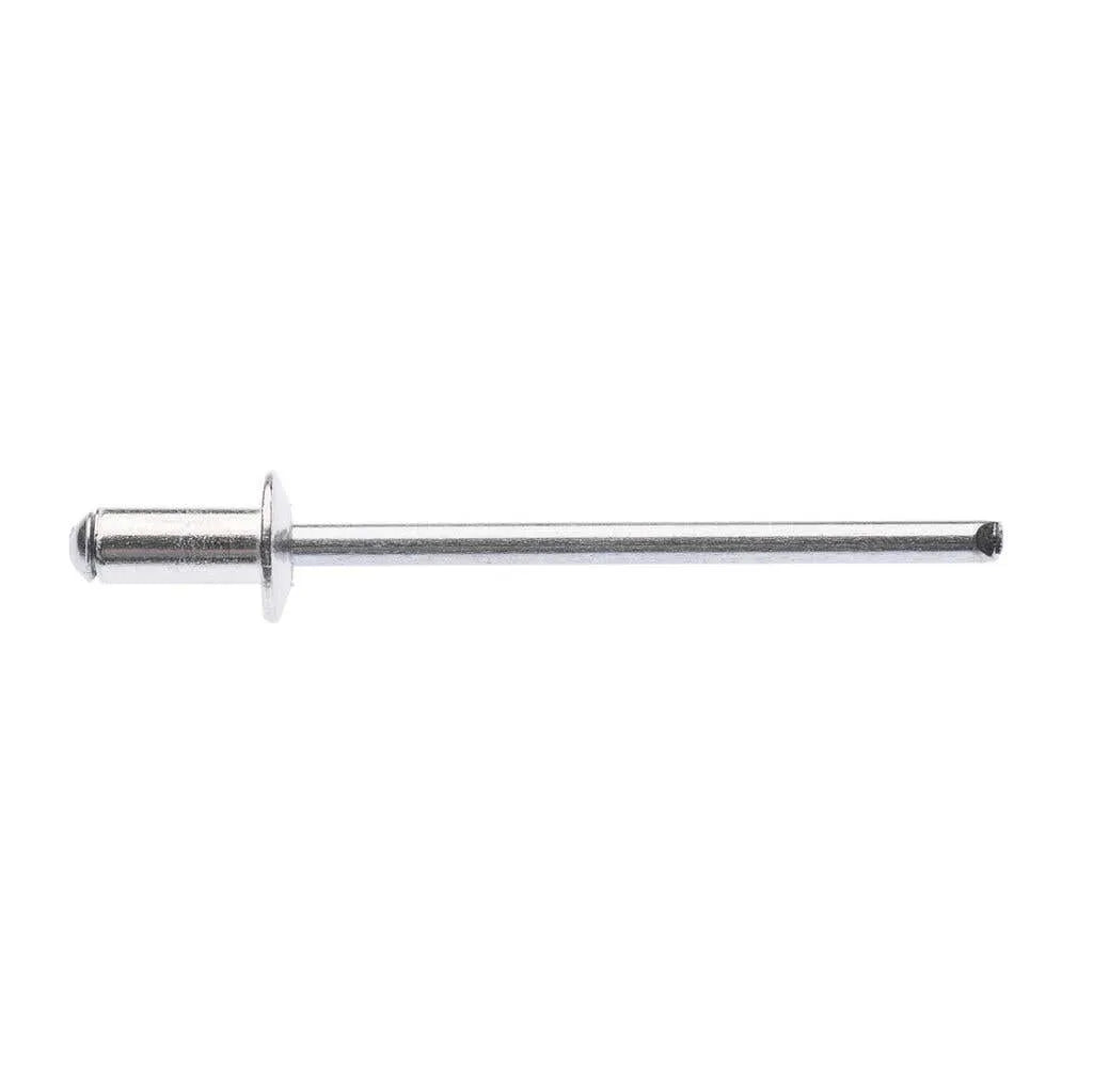 Zenith Rivet Open Aluminium 1/8"Dia - 1/8" Grip - 100 Pack