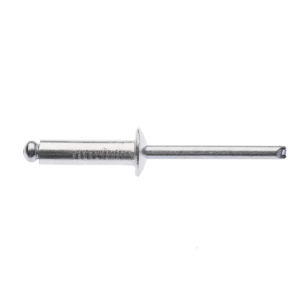 Zenith Rivet Open Aluminium 3/16"Dia - 1/2" Grip - 75 Pack